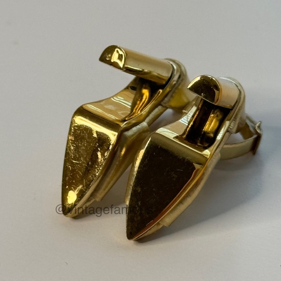 Integrity Toys Gold Faux Leather Doll Heels VIP Section Fashion Royalty Shoes IT - Picture 4 of 5